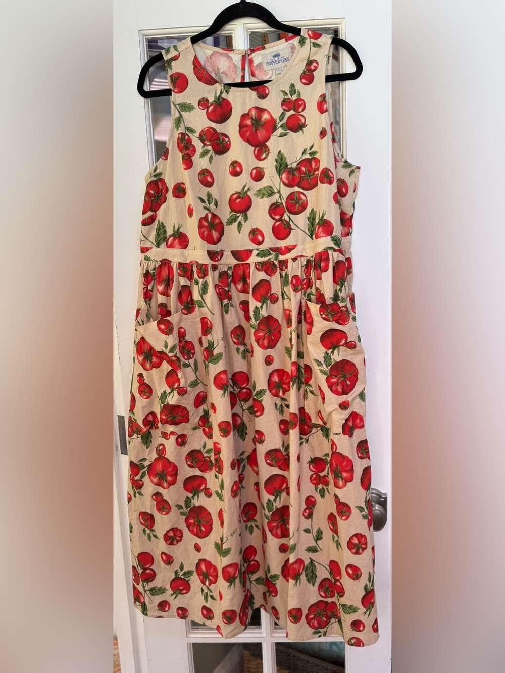 This Is My Housedress Grace Housedress Heirloom Tomato Print L/XL